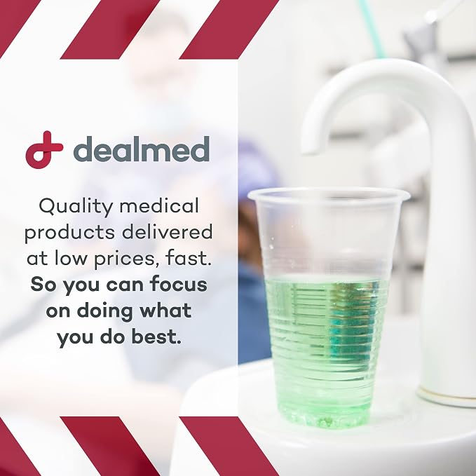 Dealmed 9 oz Disposable Plastic Cups