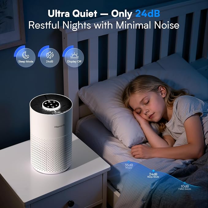 Upgraded Air Purifiers for Bedroom & Home