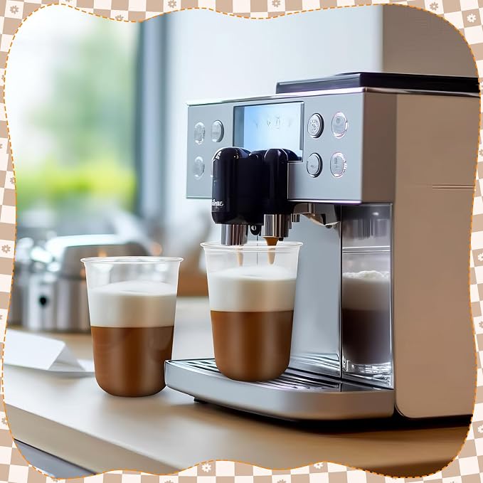 50 Sets 16 Oz Clear Plastic Coffee Cups
