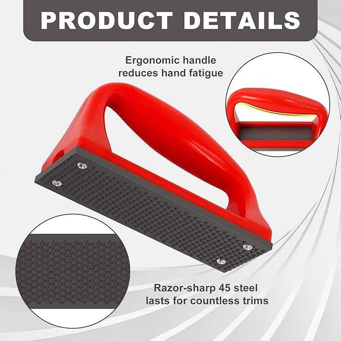 Wadoy Mini Hoof Rasp for Horses, Farrier Rasp for Goat Feet Hooves, Portable Hoof Trimming Tool, Ergonomic Grip to Removes Excess Hoof for Foals, Goats, Ponies & Donkeys Other Animals