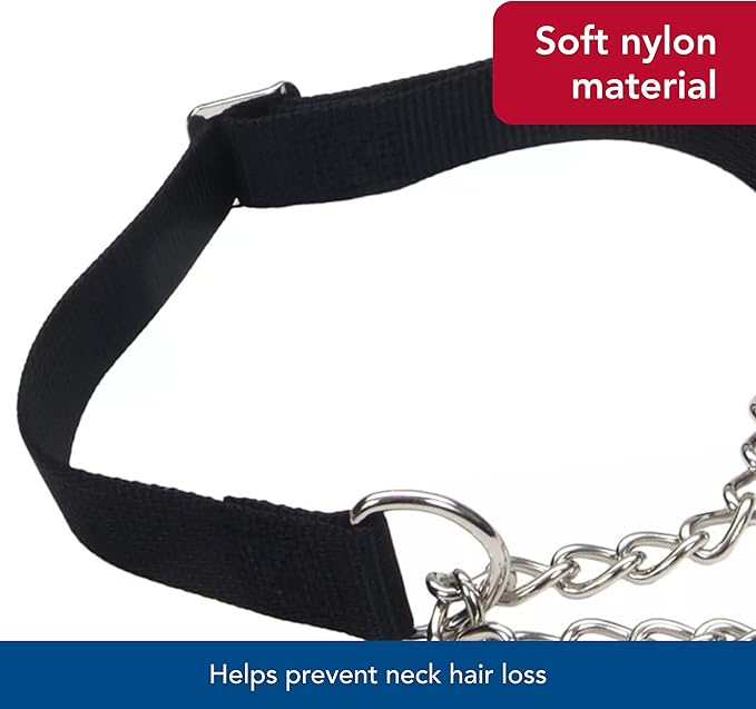Coastal Pet - Check-Choke - Adjustable Check Training Collar for Dogs, Red, 3/4" x 14"-20"