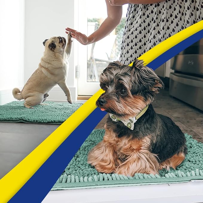 Muddy Mat® | Super Absorbent Door Mat Indoor, Microfiber Quick Dry Chenille