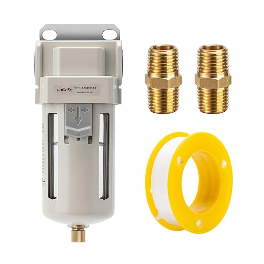 Industrial Air Dryer Filter 1/2”NPT, Air Compressor Water Separator, Air
