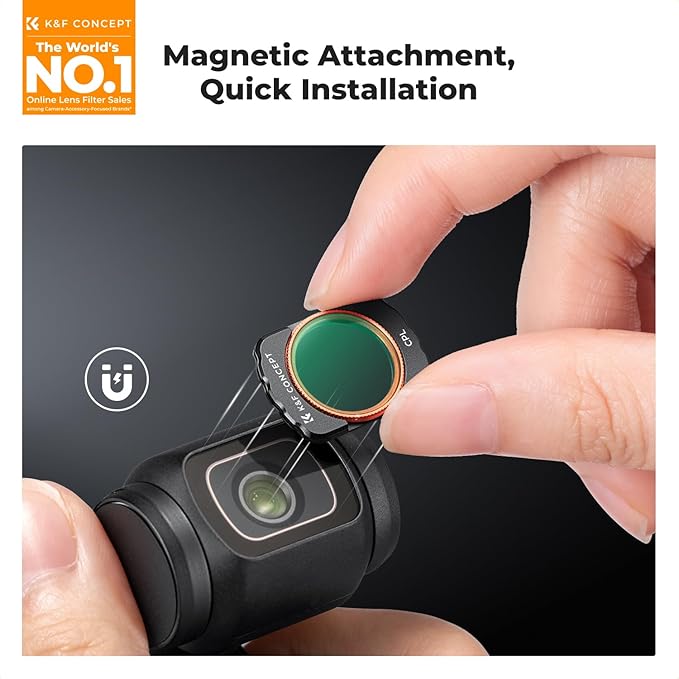 K&F CONCEPT ND, Effect Filter for DJI Osmo Pocket 3, Light Pullution Reduction