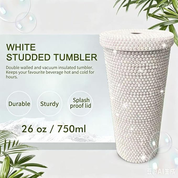 26oz Bling Rhinestone Tumbler