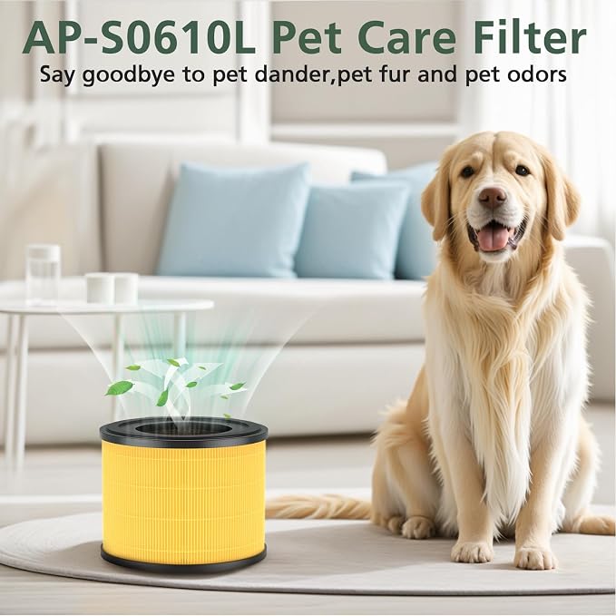 2 Pack AP-S0610L Pet Filter Replacement