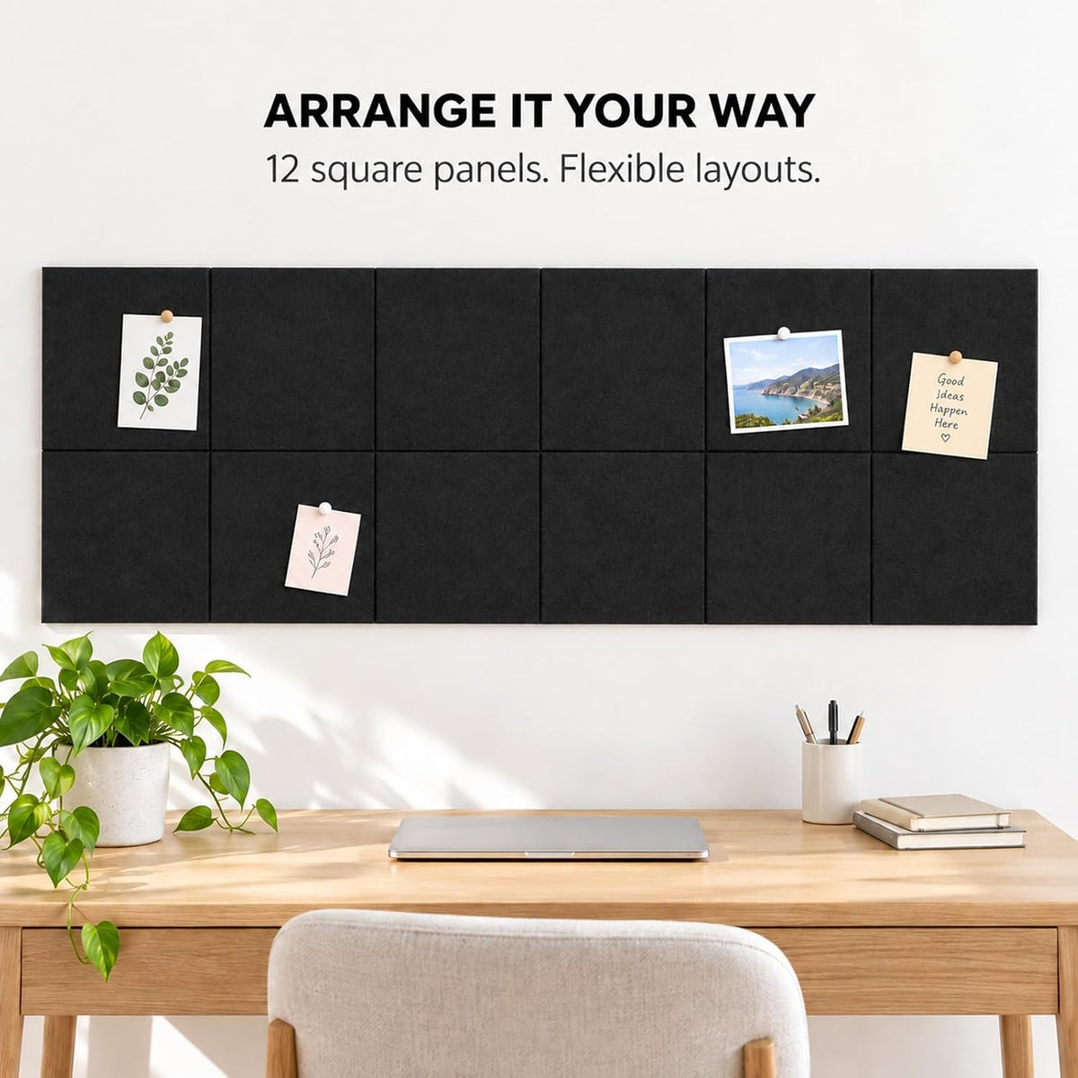 Felt Bulletin Board & Cork Board Alternative 48" x 36"- 12 Pack