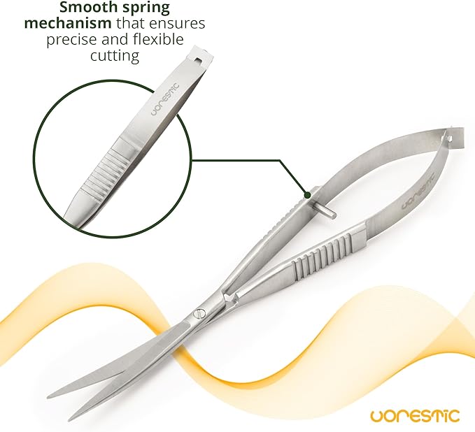 VORESTIC Aquascaping Scissors - 6.3 Inch, Terrarium & Aquarium Scissors for Plants