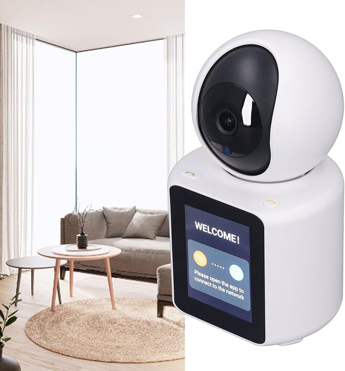 Video Calling Pet Dog Indoor Camera, Two Way Video Camera, Security Camera for Home, Baby Elder Nanny Dog Pet Camera with Phone app, AI Motion Detection (US Plug)