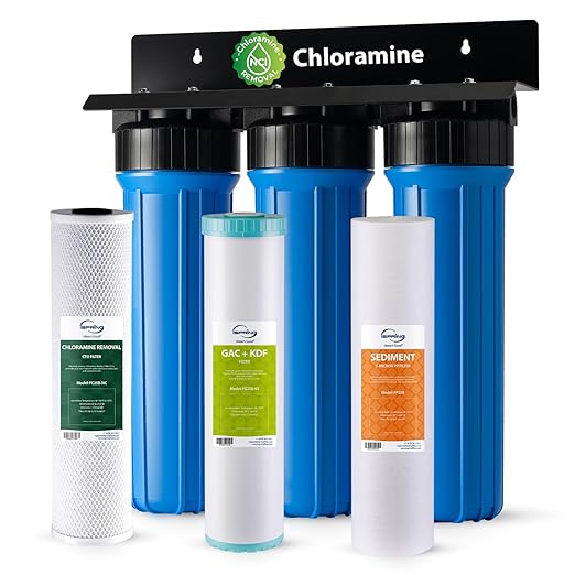 iSpring Chloramine & Heavy Metals Removal Whole House Water Filter System