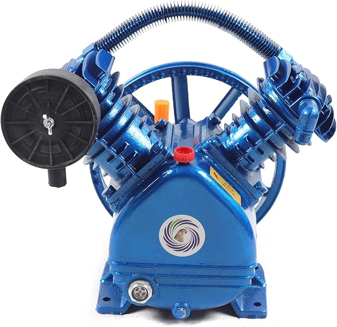 Air Compressor Pump Head 3Hp 175PSI 2-Cylinder Air Compressor Pump Pneumatic