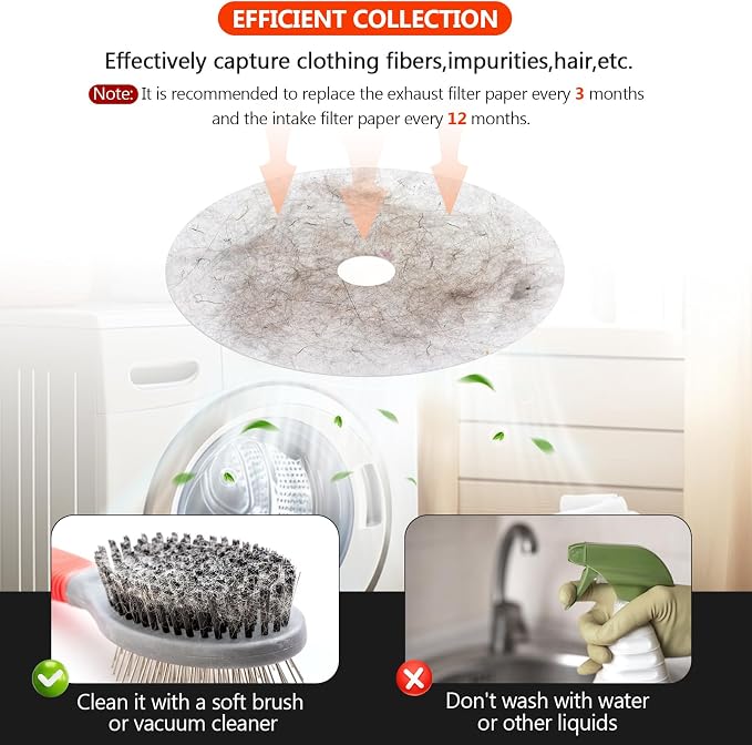 【Polyester Upgrade】20 PCS Dryer Exhaust Filter