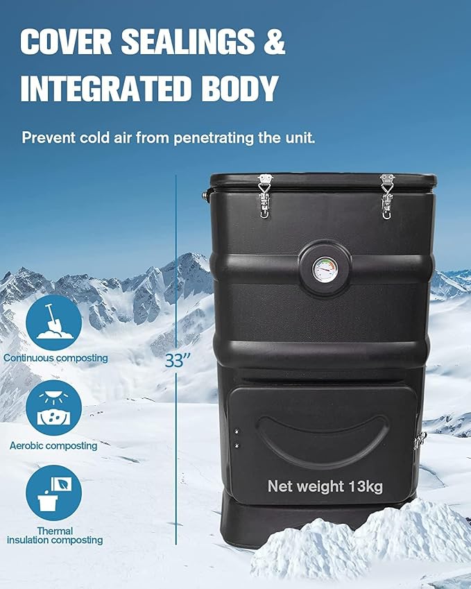 EJWOX Insulated Compost Bin