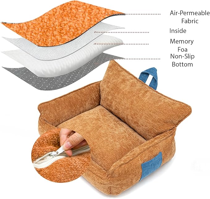 Orthopedic Dog Bed,Large Dog Bed,Memory Foam Washable Dog beds,Medium & Large Dogs,Waterproof,L(30"x24"x14")