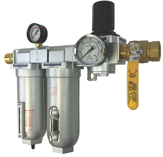 3/4" NPT Industrial Oil, Moisture Vapor Removing Coalescing Filter and in Line