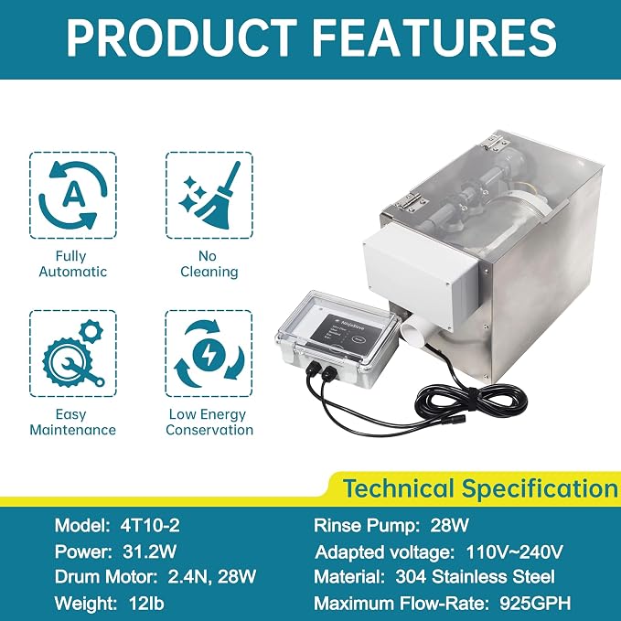 RINOO RDF Automatic Rotary Drum Filter