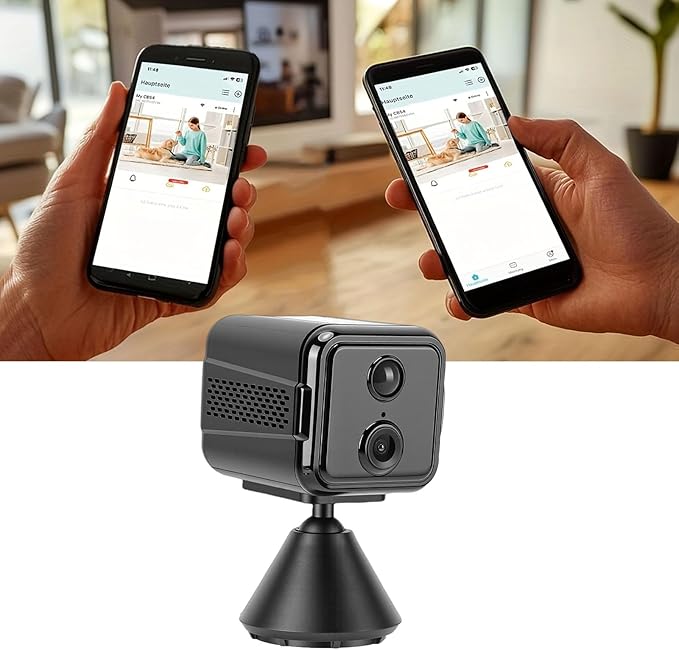 GOWENIC Security Camera Indoor, 4K UHD Pet Camera with Phone App for Dog Cat, for Home Nanny Baby Room, AI Motion Detection 5G 2.4GHz WiFi