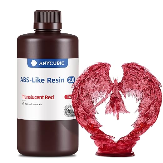 ANYCUBIC 2nd Gen Resin Technology ABS-Like Resin 2.0, 3D Printer Resin
