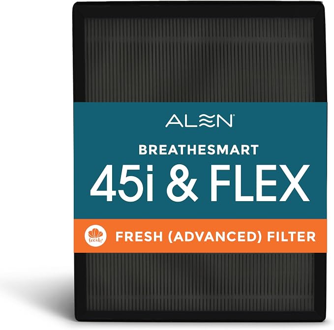 Alen 45i & Flex Replacement Air Filter, B4-Fresh Carbon H13 True HEPA Filter