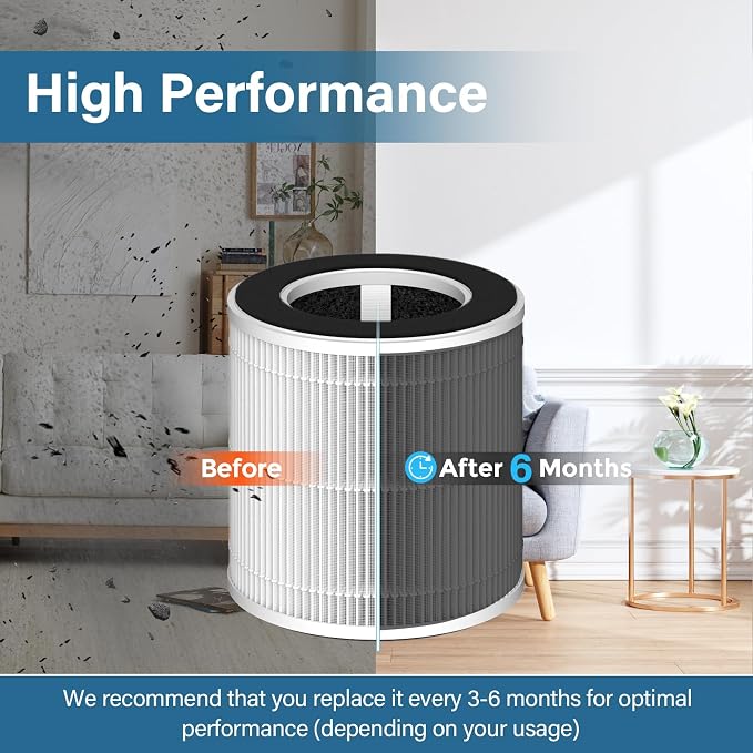 2 Pack B-D02L/M05 Replacement Filter Compatible