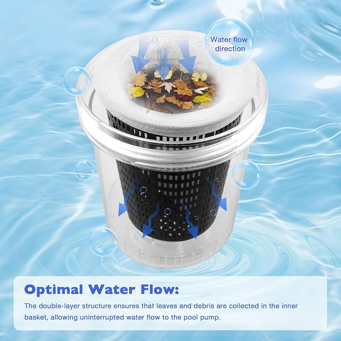 ATRACYPART Inline Pool Leaf Canister Compatible