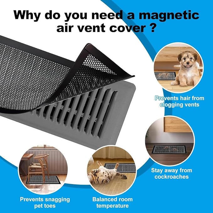 4 PCS Magnetic Vent Covers