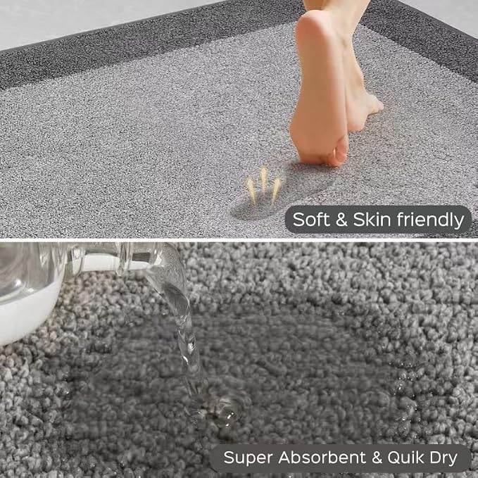 Machine Washable Kitchen Rug 32" x 84", Non Slip Kitchen Mat