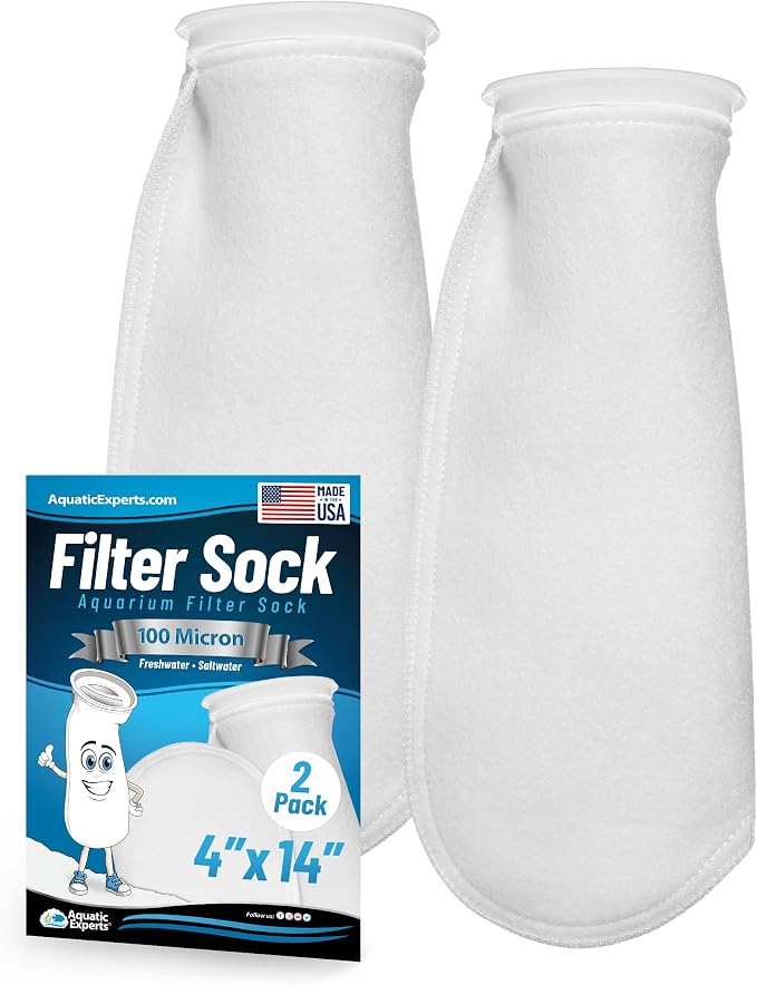 Aquatic Experts 4 inch Ring 100 Micron Felt Filter Sock