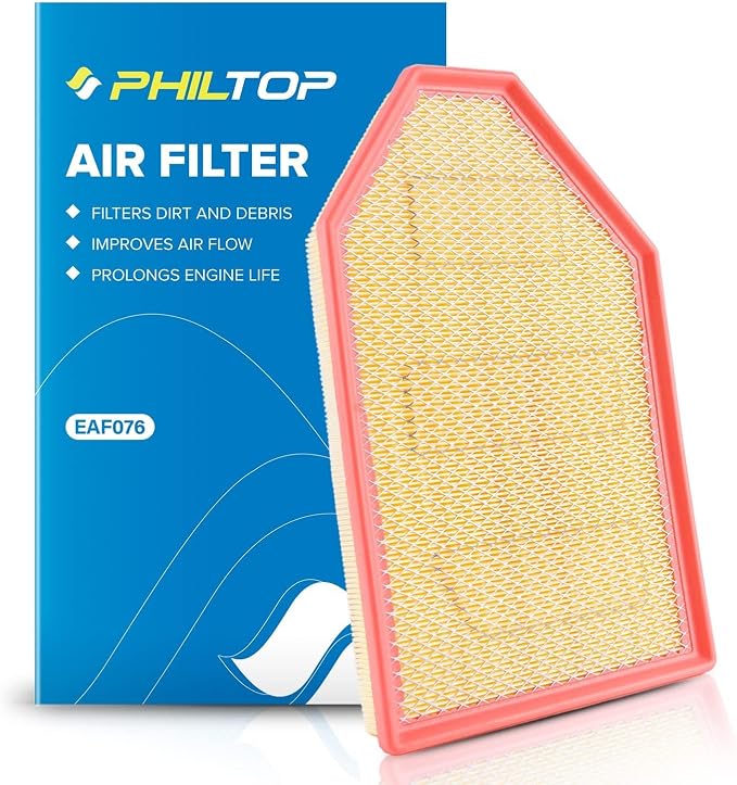 PHILTOP Engine Air Filter, Compatible
