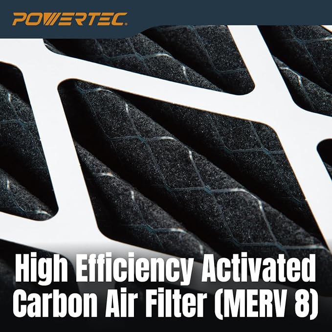 POWERTEC 5 Micron Activated Carbon Outer Air Filters