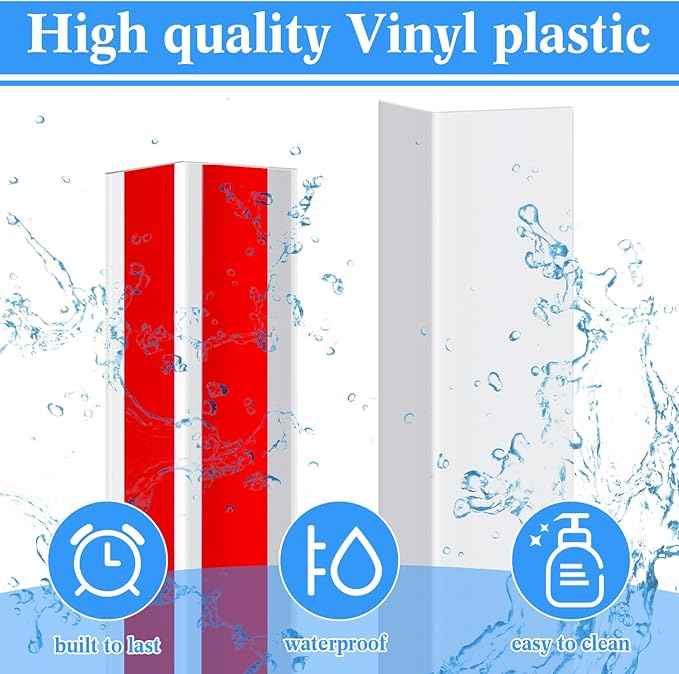 Sasylvia 10 Pcs 2-3/8 x 48 Inches Wall Corner Protector Guards