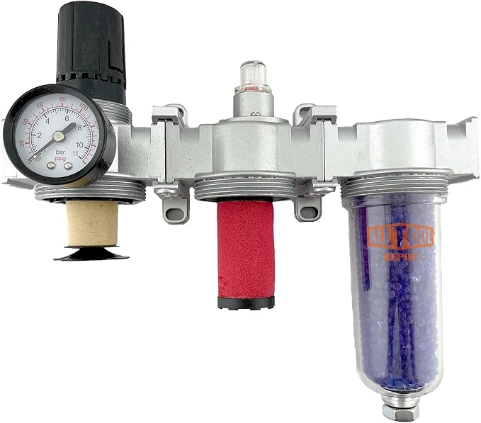 3/8" NPT MID FLOW Filter Regulator Coalescing Desiccant Dryer System