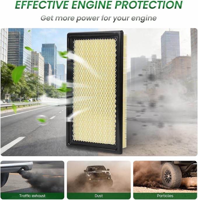 Cabin and Engine Air Filter Fits