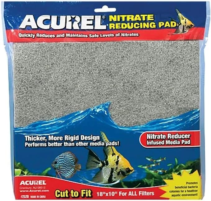 Acurel LLC Nitrate Reducing Media Pad Aquarium and Pond Filter Accessory
