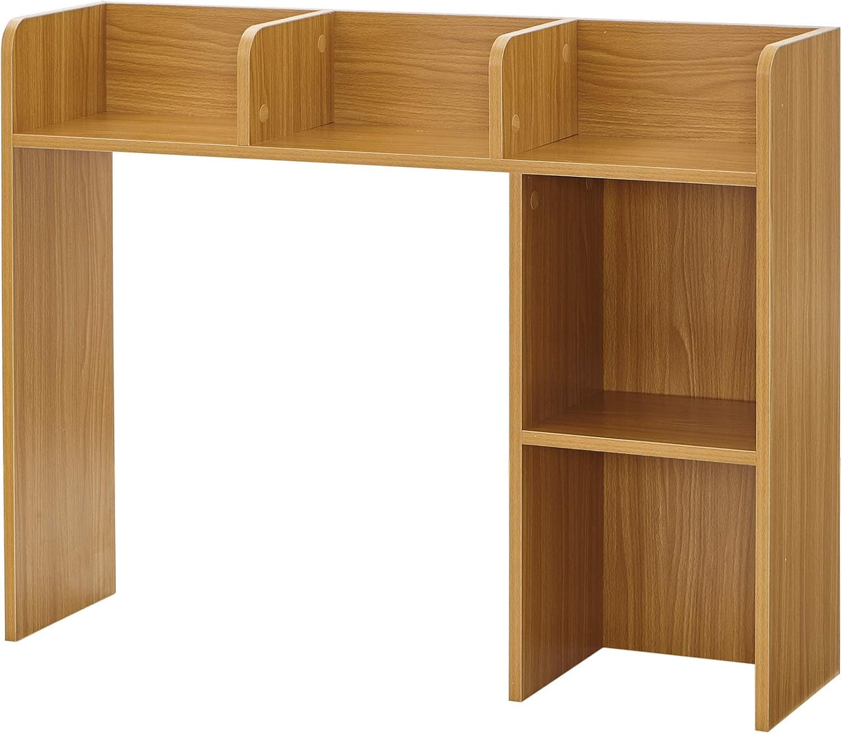 DormCo Classic Desk Bookshelf - Beech Color