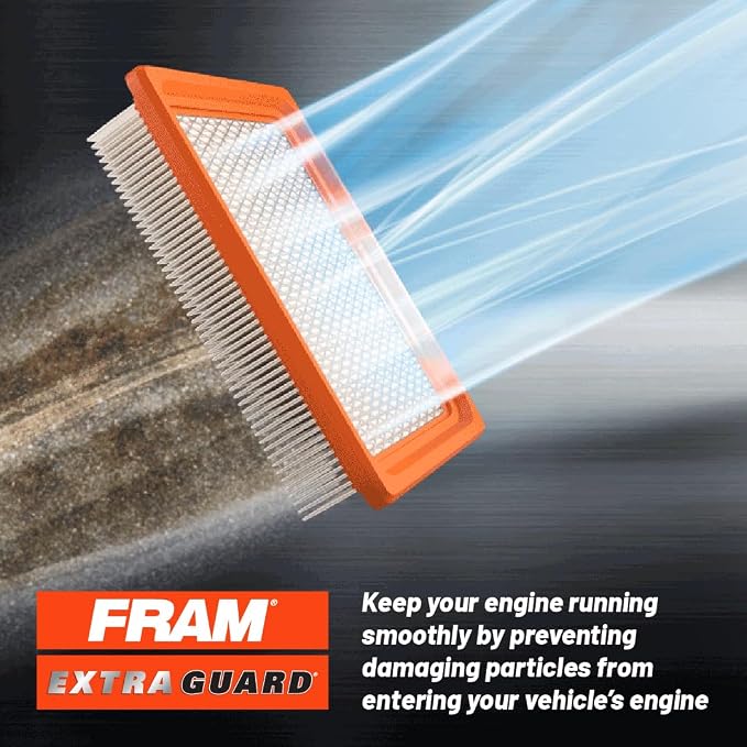 FRAM Extra Guard Rigid Panel Engine Air Filter Replacement, Easy Install