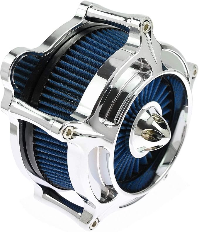 HDBUBALUS Motorcycle CNC Spike Air Cleaner Air Filter Intake System Fit