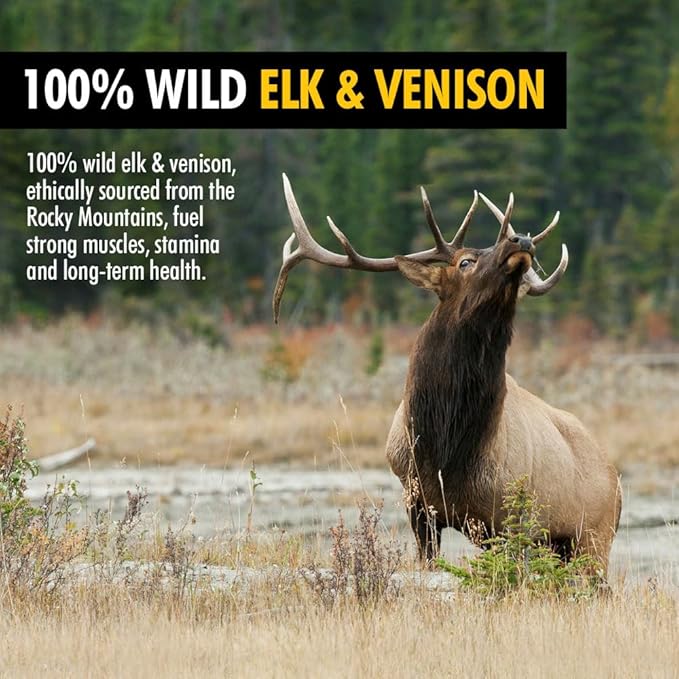 High Country Wild Blueberry Elk & Venison Training Dog Treats - Natural Grain-Free Puppy & Dog Snacks - Protein for Training & Reward - No Fillers, No Artificial Preservatives, 4oz 3 Packs