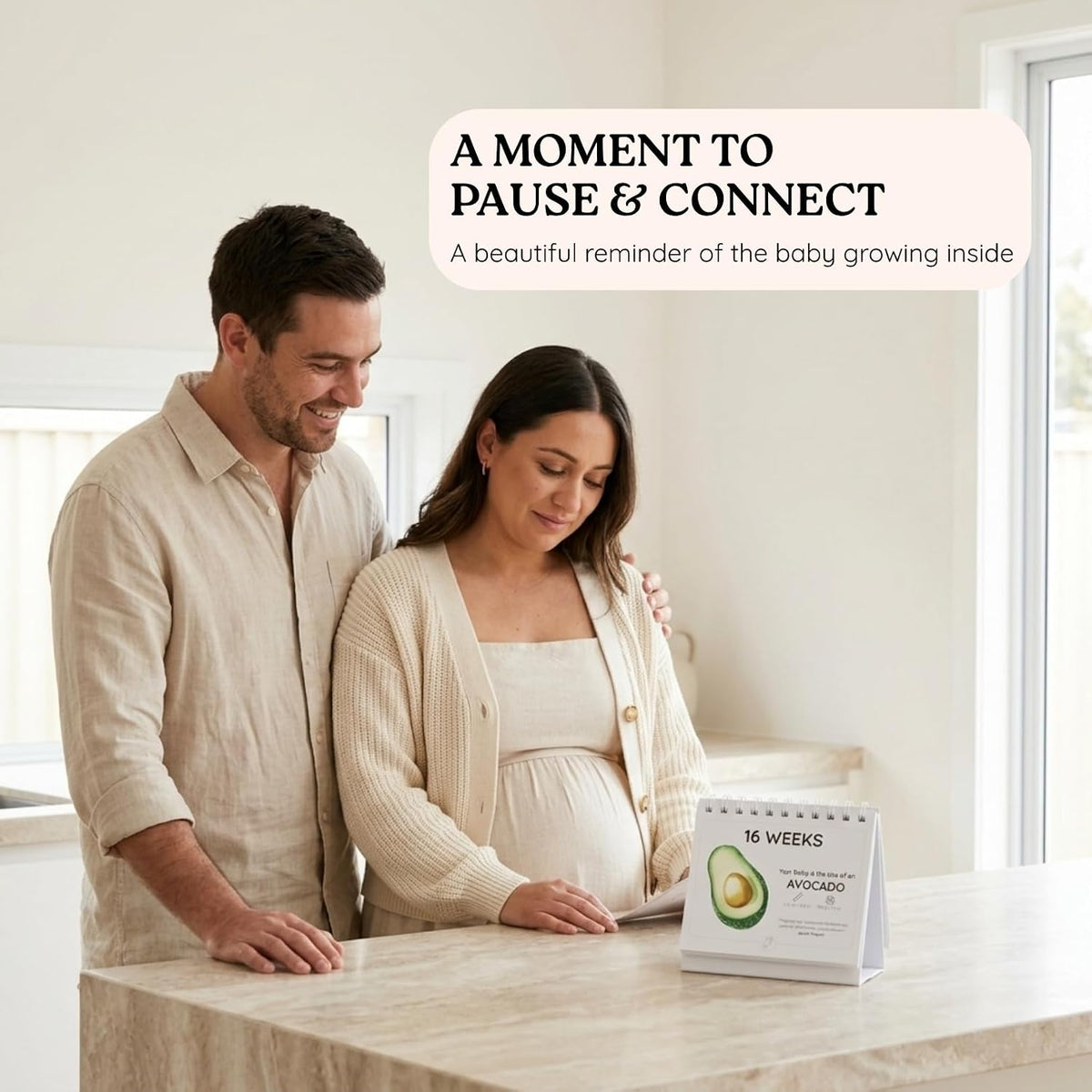 Pregnancy Calendar (Weeks 6–40) - Gift for Expecting Parents