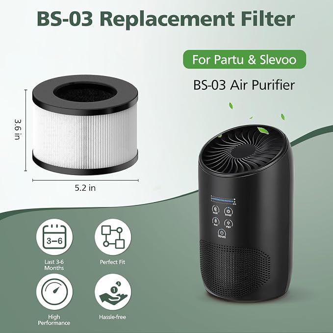 BS-03 HEPA Replacement Filter Compatible