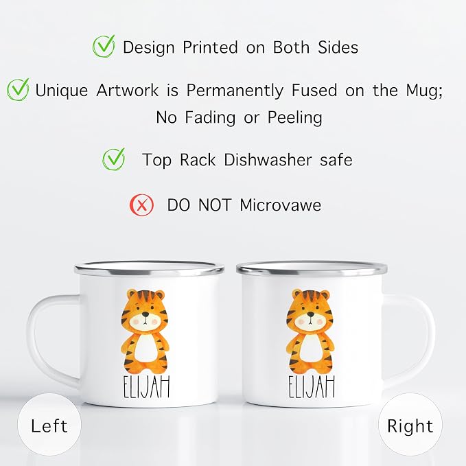 Personalized Mug for Kids, Girls | Customized Cocoa, Hot Chocolate, Coffee &