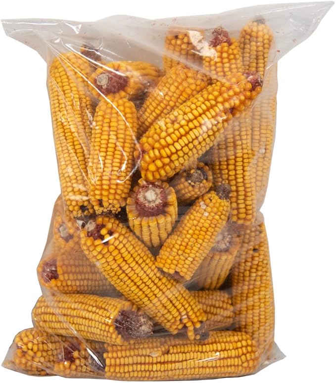JCs Wildlife Dried Corn on The Cob Bag - 14 lb Bag - Great for Squirrels, Deer, Racoons, Rabbits, Geese, Ducks, Turkey, and Other Backyard Critters. Indiana Corn. (1 Bag)