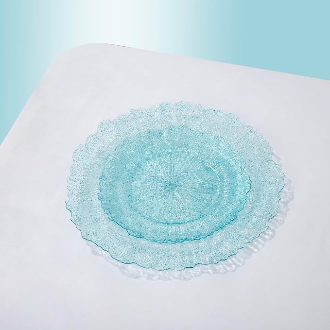 U-QE 60PCS Clear Blue Plates