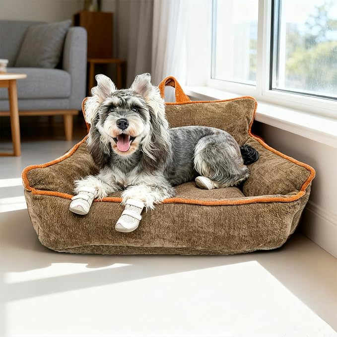 Pet Beds for Medium Dogs,Dog Beds Medium Sized Dog,Waterproof Dog Bed,M(23.5"x15.5"x13.5")