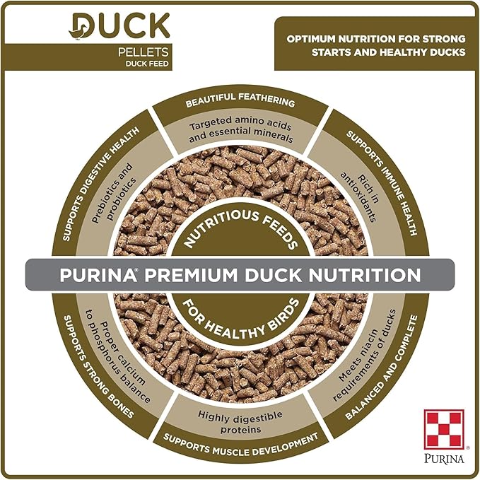 Purina Duck Feed for All Life-Stages, Nutritionally Complete (10 lbs)