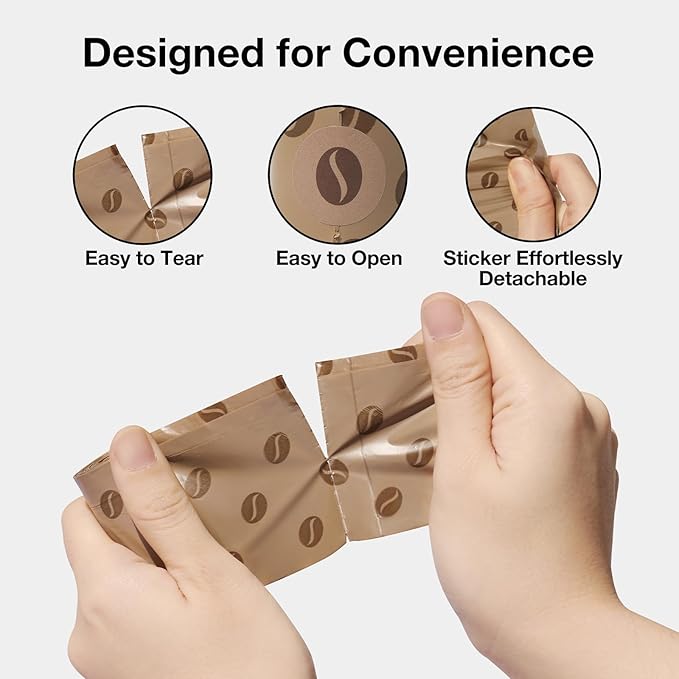 VETRESKA Dog Poop Bags, 540 Count Coffee Scented Waste Bags, Leak Proof, Extra Thick, 9" x 13" Large Dog Pet Bags for Dogs and Cats - (36 Rolls)