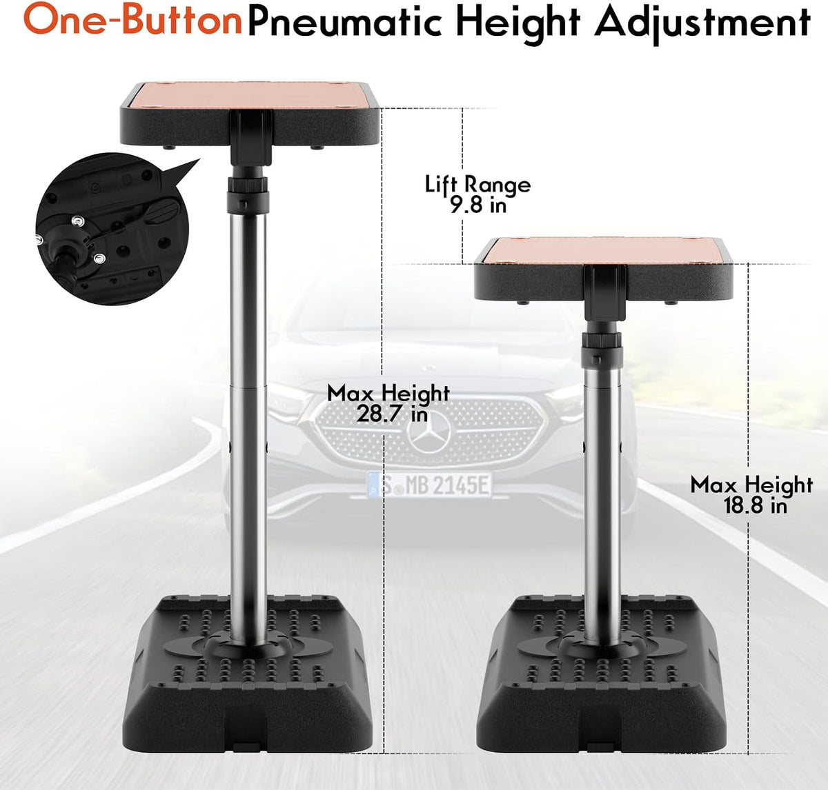 Car Seat Tray Table, Multi-Function Adjustable Car Laptop Desk (Mini)