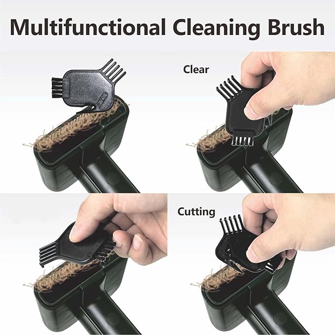 Pet Vacuum Grooming Brush Hair Comb Shedding Deshedding Attachment Tool for Dogs and Cats