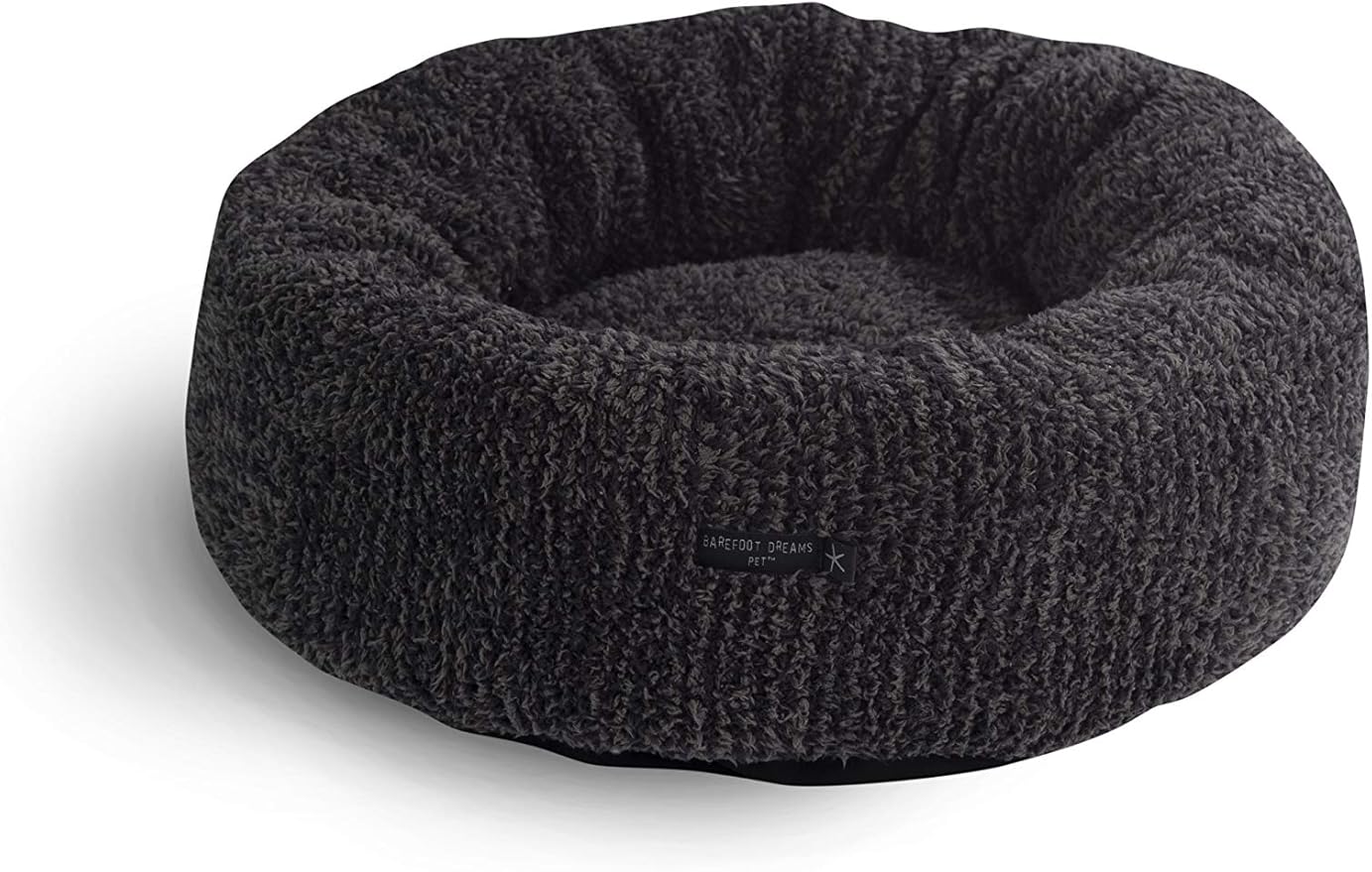 Barefoot Dreams® CozyChic® Round Pet Bed, Carbon-Black, Large (34.5")