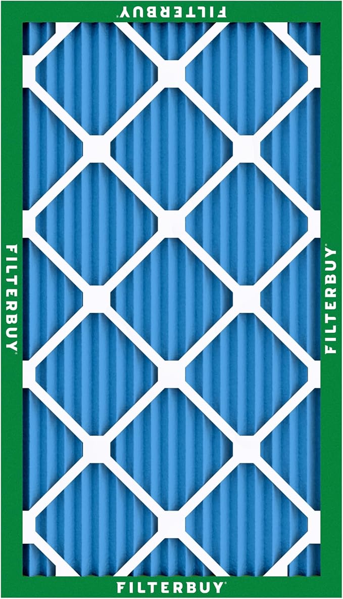 Filterbuy 12x30x1 Air Filter MERV 13 Optimal Smoke & Allergy Defense,